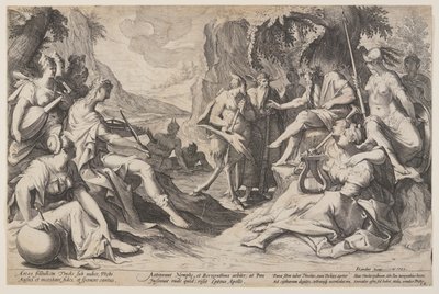 ミダスの審判 作： Jacques de Gheyn II