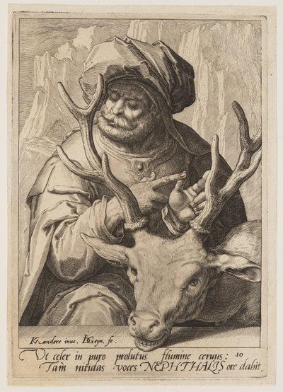 ナフタリ、『ヤコブの12人の息子』より 作： Jacques de Gheyn II