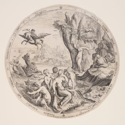 アンドロメダを解放するペルセウス 作： Jacques de Gheyn II