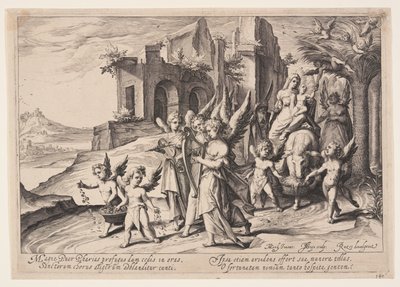 エジプトへの逃避行からの帰還 作： Jacques de Gheyn II