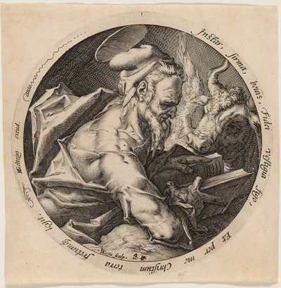 聖ルカ、『四福音書記者』より第三版 作： Jacques de Gheyn II