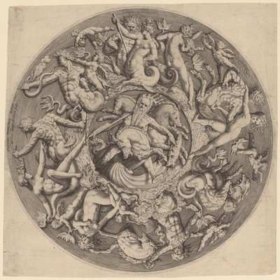 ネプチューンの王国 作： Jacques de Gheyn II after Willem Danielsz van Tetrode