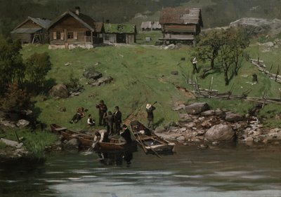 KrøderenのKittelsvikaから 作： Jahn Ekenaes
