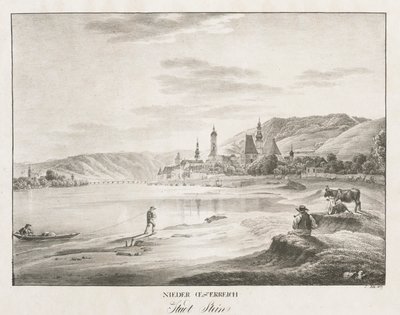 ローワーエスターライヒ州、スタインの町 作： Jakob Alt