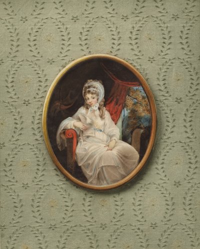 見知らぬ女性の肖像 作： Jakob Axel Gillberg