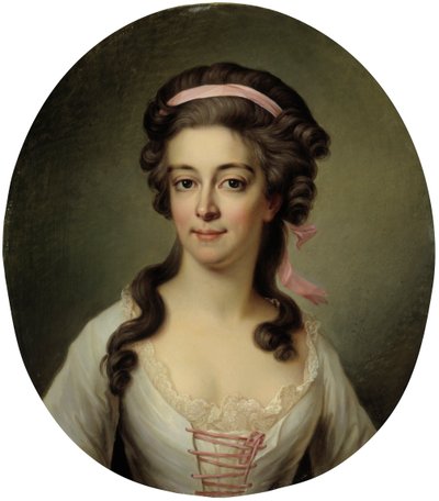 伯爵夫人マリア・エレオノーラ・レーウェンハウプト（旧姓コスカル）の肖像 1765-1823年 作： Jakob Björk