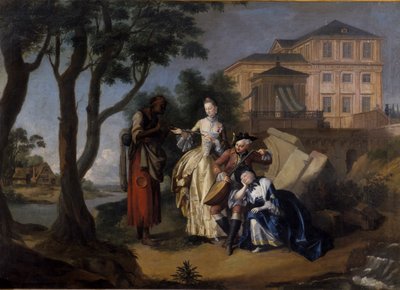 占いのジプシー、1762 作： Jakob Michel