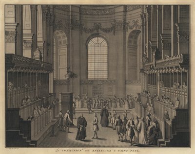 ロンドン、セントポール大聖堂の聖公会（彫刻 作： Jakob van der Schley