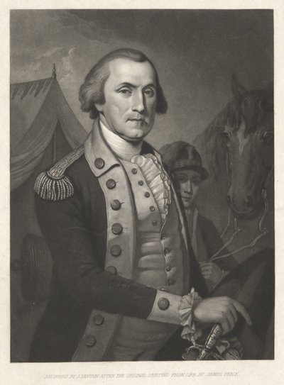 ゲロゲ・ワシントン、パブ。1850年に出版されたもの 作： James (after) Peale