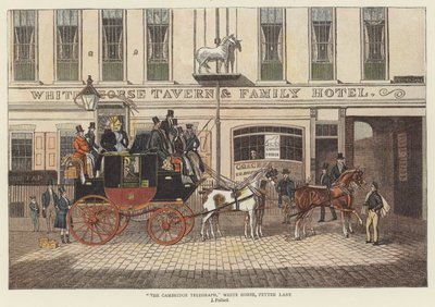 "The Cambridge Telegraph", White Horse, Fetter Lane 作： James (after) Pollard