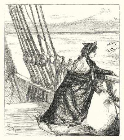 シーサイド・ヘキサメーター（彫刻 作： James Abbott McNeill (after) Whistler