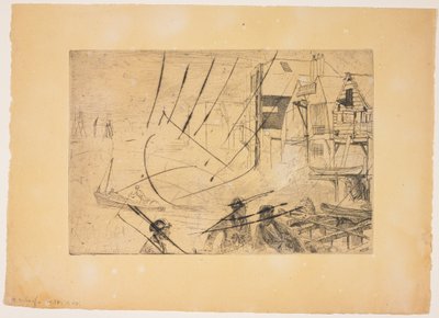 埠頭 作： James Abbott McNeill Whistler