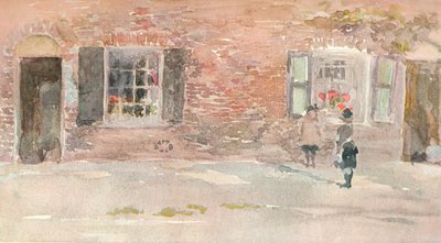 J McNeill Whistler、c1880s 1903-1904による水彩画のスケッチからの研究。 作： James Abbott McNeill Whistler