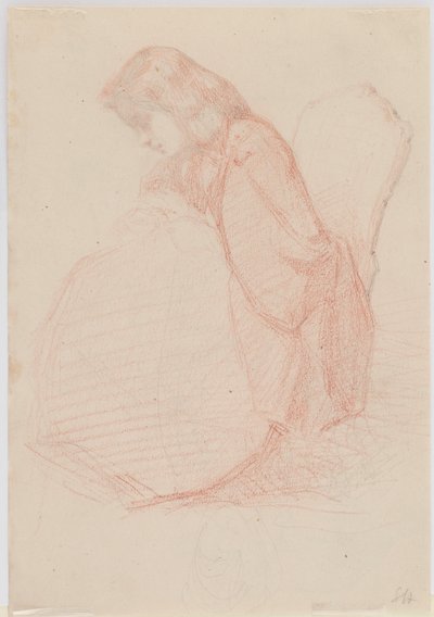 フメットとダンシング ピエロの両面図、1855～1859 年。 作： James Abbott McNeill Whistler