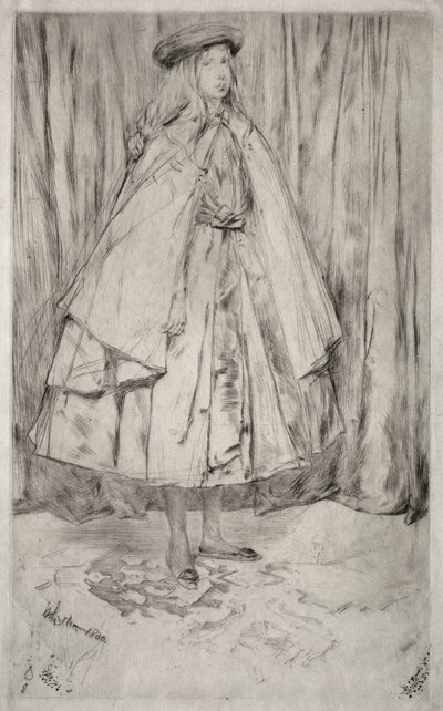 アニーヘイデン、1860年。 作： James Abbott McNeill Whistler