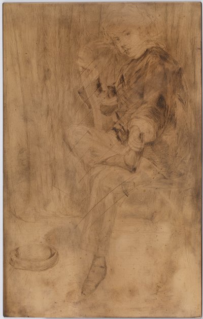 アーサー・ヘイデン、1859（銅） 作： James Abbott McNeill Whistler