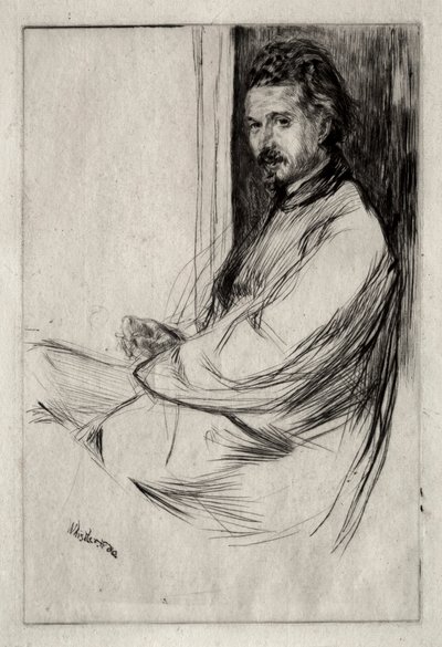 アクセンフェルト、1860年。 作： James Abbott McNeill Whistler