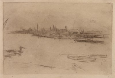 バタシー・モーン、1875年。 作： James Abbott McNeill Whistler