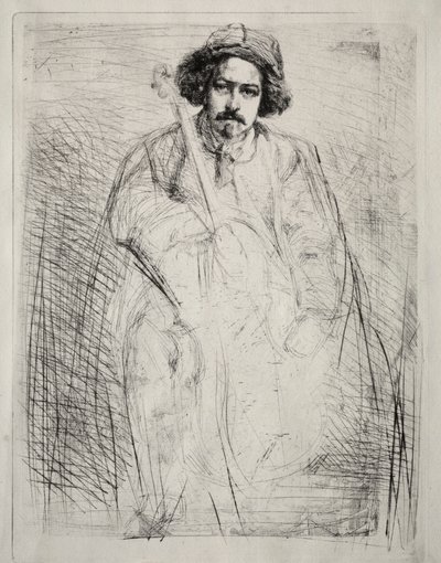 ベケット、1871年。 作： James Abbott McNeill Whistler