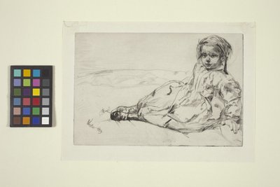 Bibi Valentin (gravura) 作： James Abbott McNeill Whistler