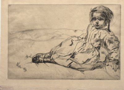 ビビバレンティン。 作： James Abbott McNeill Whistler
