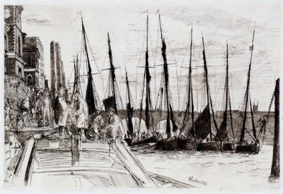 ビリングスゲート 作： James Abbott McNeill Whistler