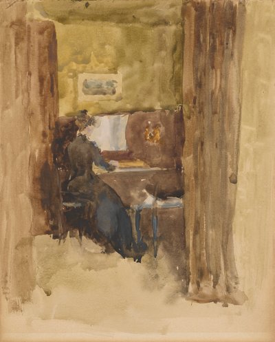 ブラウンのブラブラ、1883-1884。 作： James Abbott McNeill Whistler