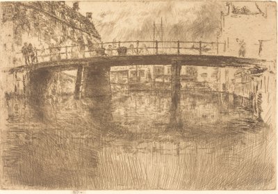 ブリッジ、アムステルダム、1889年 作： James Abbott McNeill Whistler