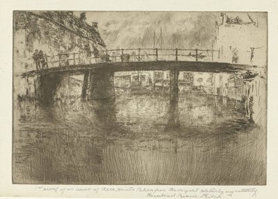 アムステルダムの橋 橋、アムステルダム 作： James Abbott McNeill Whistler