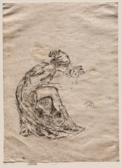 カメオ、1番。 作： James Abbott McNeill Whistler