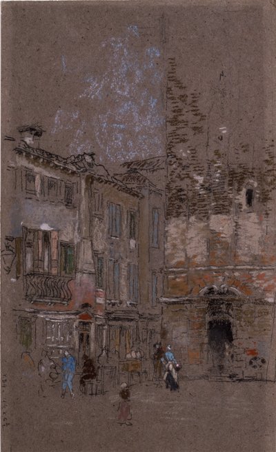 カンパニールサンタマルゲリータ、1879〜80年 作： James Abbott McNeill Whistler