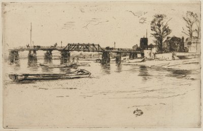 チェルシー、1879年。 作： James Abbott McNeill Whistler