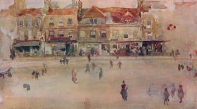 チェルシーショップ、c1855、1904 作： James Abbott McNeill Whistler