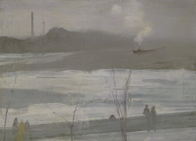 チェルシー・オン・アイス 作： James Abbott McNeill Whistler