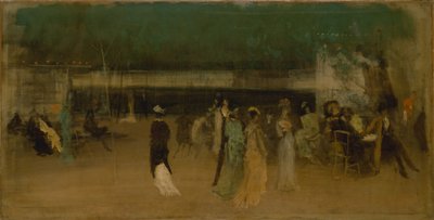 Cremorne Gardens、No. 2、c.1870-80 作： James Abbott McNeill Whistler