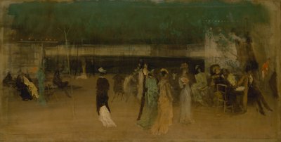 Cremorne Gardens、No。2、ca。 1870-80。 作： James Abbott McNeill Whistler