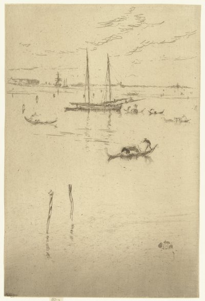 デ クライネ ラグーン ザ リトル ラグーン ヴェネツィア: 12 のエッチング (シリーズ タイトル) 作： James Abbott McNeill Whistler