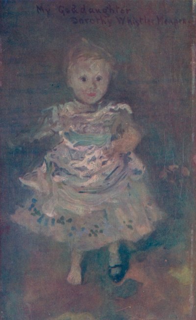 ドロシーメンペス、c1885、1904。 作： James Abbott McNeill Whistler