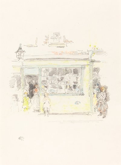 ドルリー・レーン・ラグス、1888年。 作： James Abbott McNeill Whistler