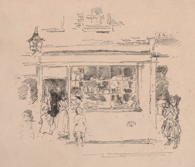 Drury Lane Rags、1888年。 作： James Abbott McNeill Whistler