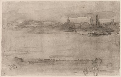 1878年の早朝。 作： James Abbott McNeill Whistler