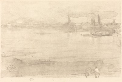 早朝、1878 年。 作： James Abbott McNeill Whistler