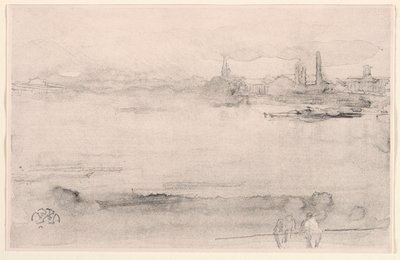 早朝、1898年。 作： James Abbott McNeill Whistler