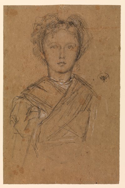 エリノア・レイランド、1873年頃 作： James Abbott McNeill Whistler