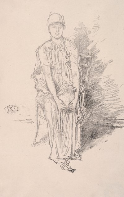 図研究、1890。 作： James Abbott McNeill Whistler