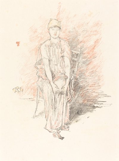 色の図研究、1890年。 作： James Abbott McNeill Whistler
