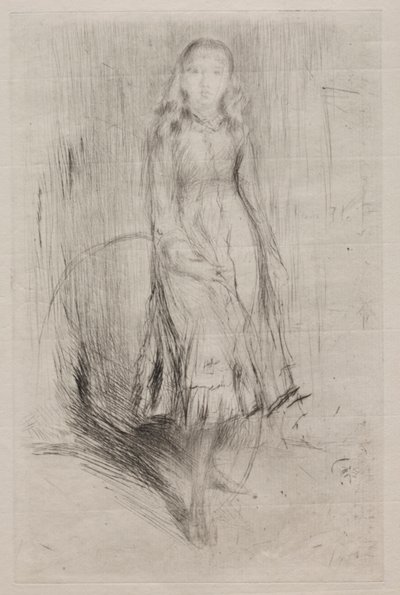 フローレンス・レイランド。 作： James Abbott McNeill Whistler