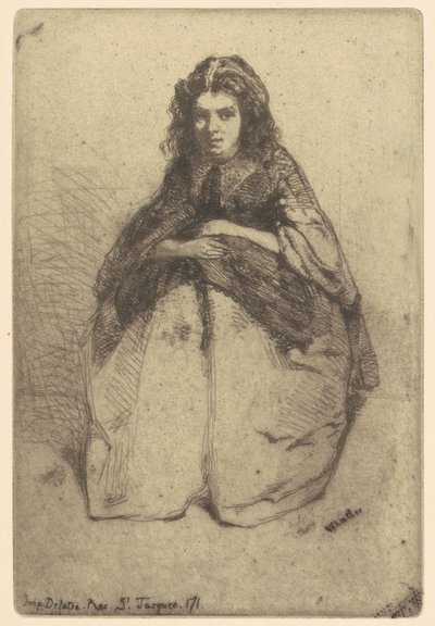 コミックス、1858年。 作： James Abbott McNeill Whistler