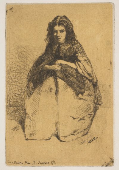 コミック、1858年。 作： James Abbott McNeill Whistler