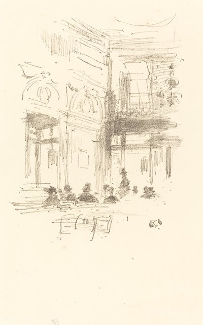 ガッティーズ、1890年 作： James Abbott McNeill Whistler